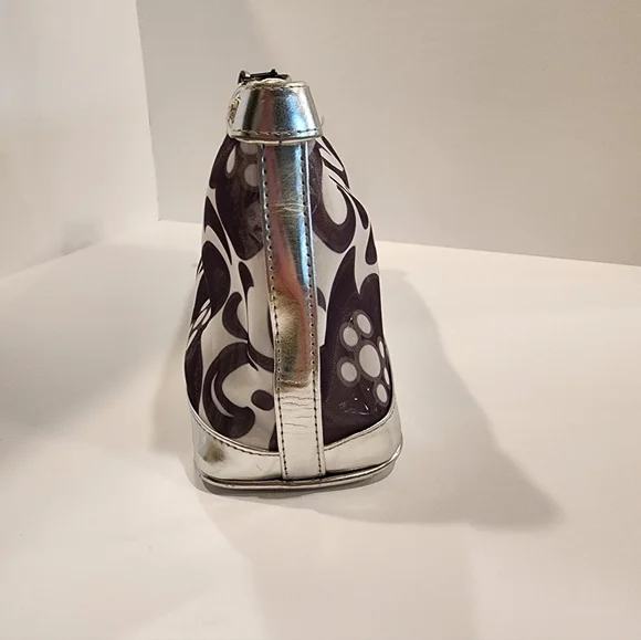 Vera Bradley Cosmetic Toiletry Zippered Bag Night & Day Pattern - Picture 2 of 5